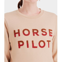 Sweatshirt d'équitation Horse Pilot Team Shirt femme