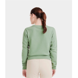 Dames paardrijsweater Horse Pilot Team Shirt Glad groen Dames paardrijsweater Horse Pilot Team Shirt Glad groen