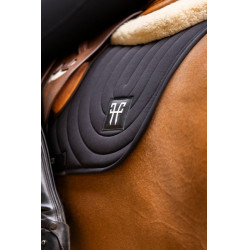 Ergonomische unisex zadeldek Horse Pilot Zwart