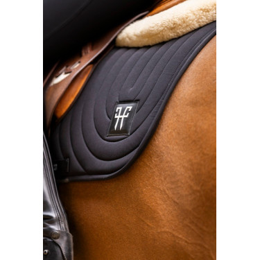 Ergonomische unisex zadeldek Horse Pilot Zwart