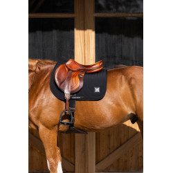 Ergonomische unisex zadeldek Horse Pilot Zwart