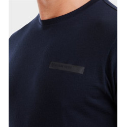 Tee-shirt d'équitation Horse Pilot en laine de Mérinos homme Dark night Noir