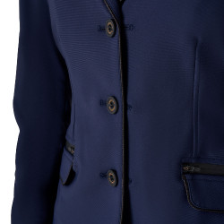 Veste de concours Equestro fille en tissu technique Marine blazer Bleu marine