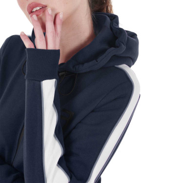 Dameshoodie met rits van Equestro Marineblazer Marineblauw Dameshoodie met rits van Equestro Marineblazer Marineblauw