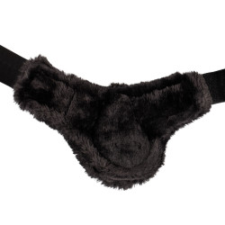 Protège-boulets Spider Man avec mouton synthétique Equestro Noir Protège-boulets Spider Man avec mouton synthétique Equestro Noir