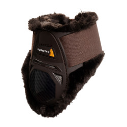 Protège-boulets Spider Man avec mouton synthétique Equestro Marron