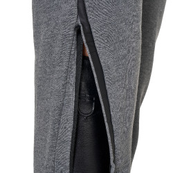 Pantalon tear-away femme avec fermeture éclair sur toute la longueur Equestro Gris mélangé