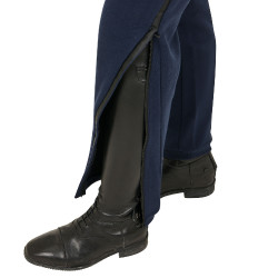 Dames tear-away broek met volledige lengte ritssluiting Equestro Marineblazer Marineblauw