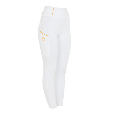 Legging femme avec doublure en polaire Equestro Blanc Legging femme avec doublure en polaire Equestro Blanc