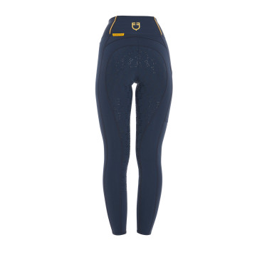 Legging femme avec doublure en polaire Equestro Marine blazer Bleu marine