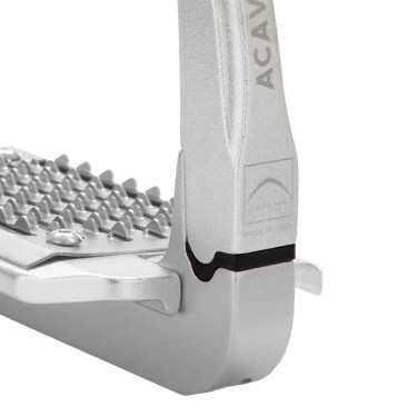 Étriers de sécurité Acavallo Rel-X 180 branche amovible Aluminium Argent