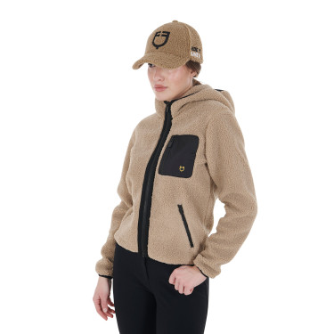 Unisex pet Equestro met inzetstuk van mesh Wierook / zwart