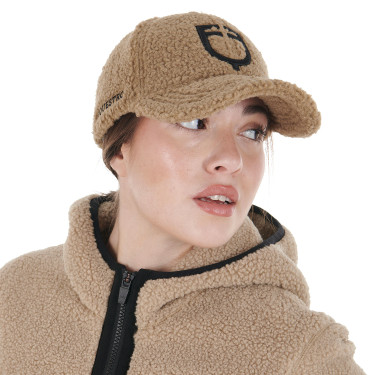 Casquette Equestro unisexe avec insert en mesh Encens / noir