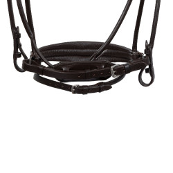 Bridon Iris en cuir de veau Acavallo Marron / marron Bridon Iris en cuir de veau Acavallo Marron / marron