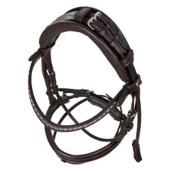 Bridon Dalila en cuir de veau Acavallo Marron / marron