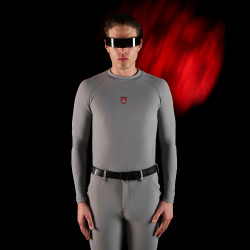 Base Layer homme manches longues Equestro Ridertechnology Oiseau moqueur Gris Base Layer homme manches longues Equestro Ridertechnology Oiseau moqueur Gris