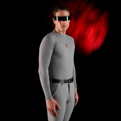 Base Layer heren met lange mouwen Equestro Ridertechnology Spotlijster Grijs Base Layer heren met lange mouwen Equestro Ridertechnology Spotlijster Grijs