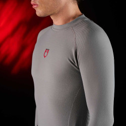 Base Layer heren met lange mouwen Equestro Ridertechnology Spotlijster Grijs Base Layer heren met lange mouwen Equestro Ridertechnology Spotlijster Grijs