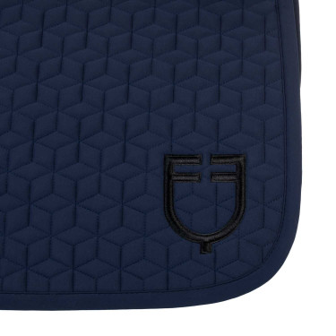 Tapis de selle de saut en matelassage cubique Equestro Tapis de selle de saut en matelassage cubique Equestro