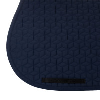 Tapis de selle de saut en matelassage cubique Equestro Marine blazer Bleu marine Tapis de selle de saut en matelassage cubique Equestro Marine blazer Bleu marine