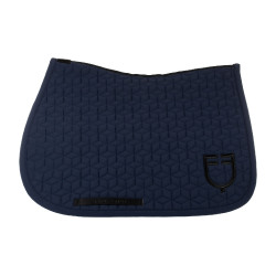 Tapis de selle de saut en matelassage cubique Equestro Tapis de selle de saut en matelassage cubique Equestro