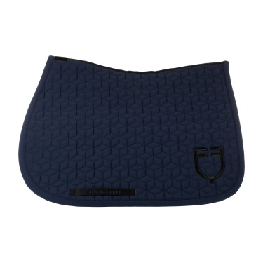 Tapis de selle de saut en matelassage cubique Equestro Tapis de selle de saut en matelassage cubique Equestro