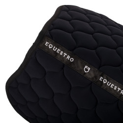 Gevoerde springmat van technisch textiel Equestro Zwart