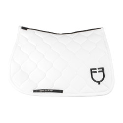 Gevoerde springmat van technisch textiel Equestro Wit