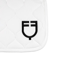 Gevoerde springmat van technisch textiel Equestro Wit