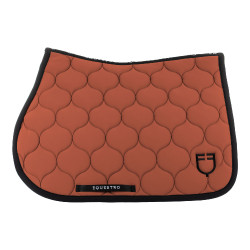 Gevoerde springmat van technisch textiel Equestro Sequoia Bruin