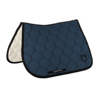 Tapis de saut en tissu technique matelassé Equestro Bering sea Bleu