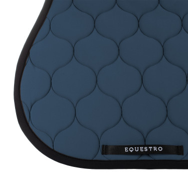 Gevoerde springmat van technisch textiel Equestro Beringzee Blauw