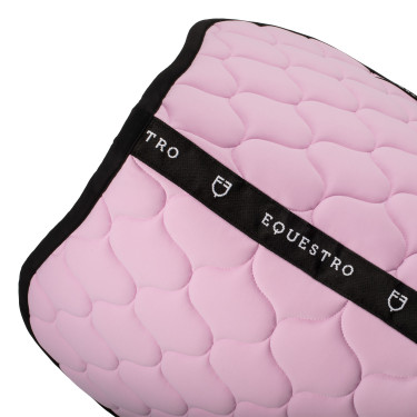 Gevoerde springmat van technisch textiel Equestro Orchideeënboeket Roze