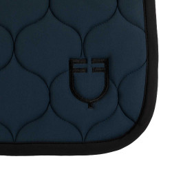 Gevoerde springmat van technisch textiel Equestro Marineblazer Marineblauw
