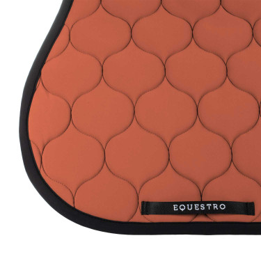 Gevoerde springmat van technisch textiel Equestro Sequoia Bruin