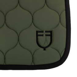 Gevoerde springmat van technisch textiel Equestro Sporttas Groen