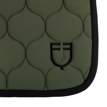 Gevoerde springmat van technisch textiel Equestro Sporttas Groen