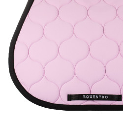 Gevoerde springmat van technisch textiel Equestro Orchideeënboeket Roze