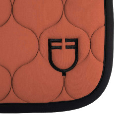 Gevoerde springmat van technisch textiel Equestro Sequoia Bruin
