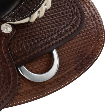 Selle Pool’s finition en rawhide 9002 Marron