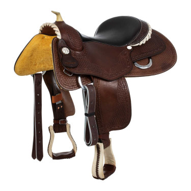 Selle Pool’s finition en rawhide 9002 Marron