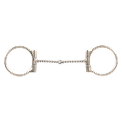 Mors en acier inoxydable avec bouche tordue en fil d'acier inoxydable fin Pool's