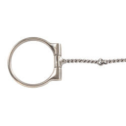 Mors en acier inoxydable avec bouche tordue en fil d'acier inoxydable fin Pool's