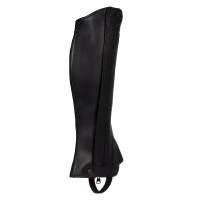 Mini chaps GP stretch leer Acavallo Zwart