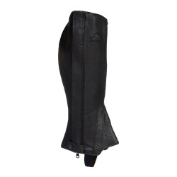 Mini chaps GP stretch leer Acavallo Zwart