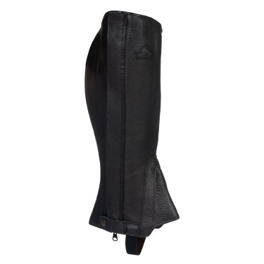 Mini chaps GP stretch leer Acavallo Zwart