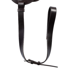 Collier de chasse anatomique 5 points Acavallo Marron foncé Collier de chasse anatomique 5 points Acavallo Marron foncé