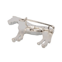 Épingles de cravate plaquées argent modèle cheval debout Umbria Equitazione