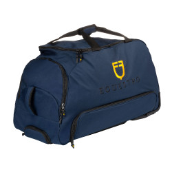 Trolleytas met geborduurd logo Equestro Marineblazer Marineblauw