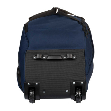 Trolleytas met geborduurd logo Equestro Marineblazer Marineblauw